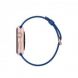 Apple Watch Rose Gold Case with Royal Blue Woven Nylon 38mm