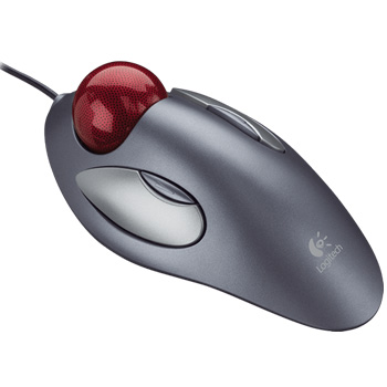 Logitech Trackman Marble Wired Mouse