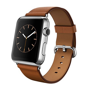 Apple Watch Saddle Brown Classic Buckle 42mm