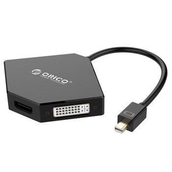 Orico DMP-HDV3S Mini DisplayPort to HDMI VGA DVI Adapter